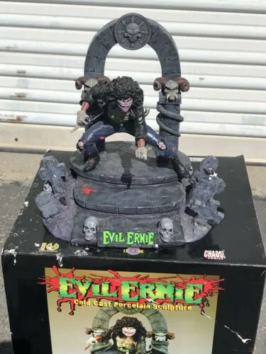 1996 Evil Ernie Cold Cast Porcelain Statue Sculpture Moore Creations Chaos Comic
