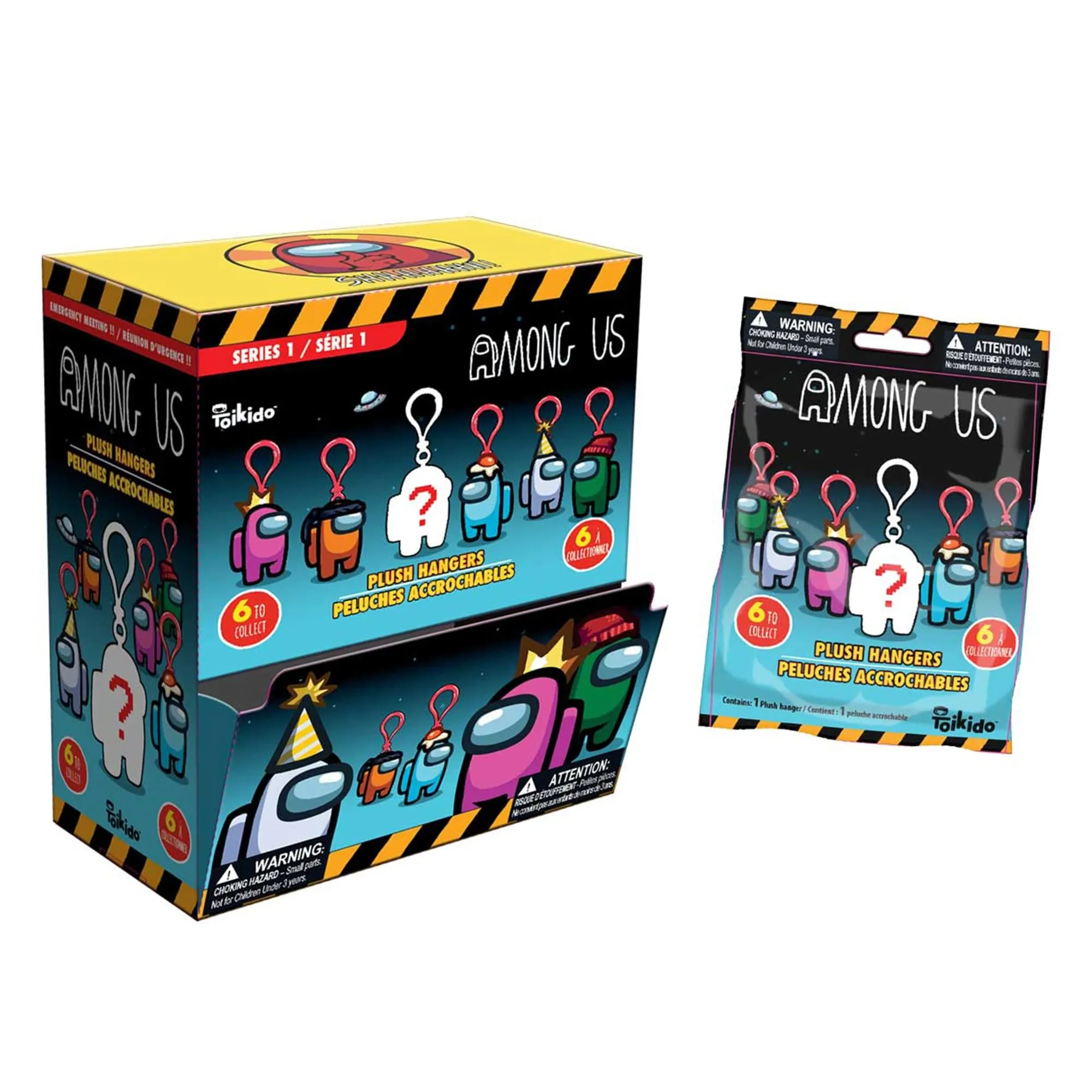 Among Us Mystery Mini SquishMe Backpack Hanger | One Random Blind Bag