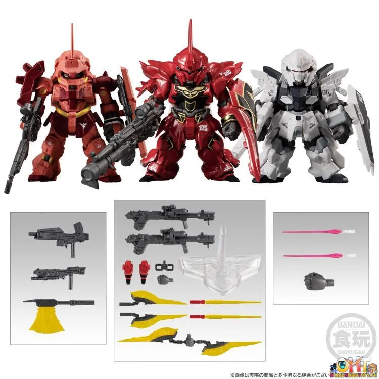 Bandai FW Gundam Converge Core The Return of Red Comet Set W/o Gum