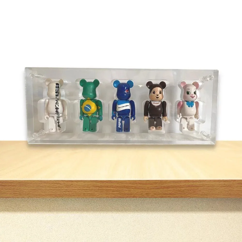 BE@RBRICK 100% Acrylic Display Case 5 slots
