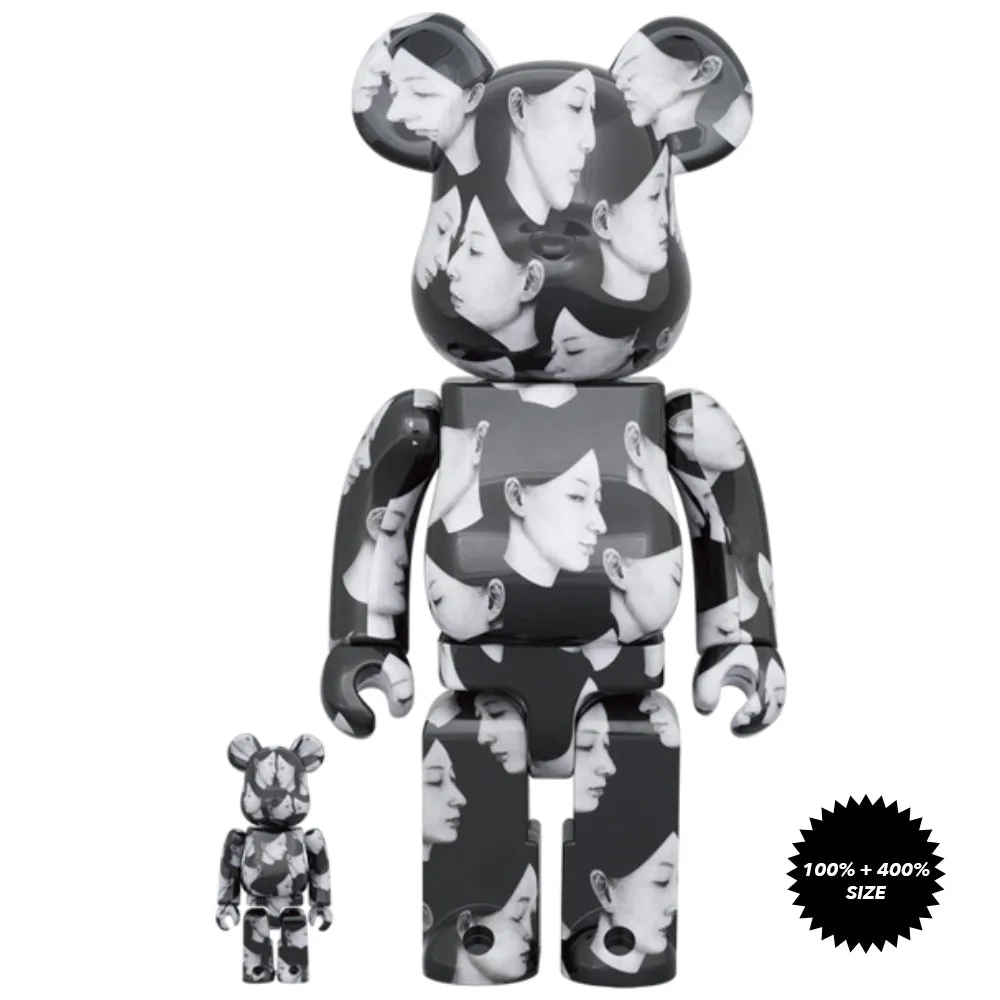 BLACK Scandal (Ver. 2 Multiple Selves) Yohji Yamamoto × Suzume Uchida × S.H.I.P&crew 100%   400% Bearbrick Set by Medicom Toy
