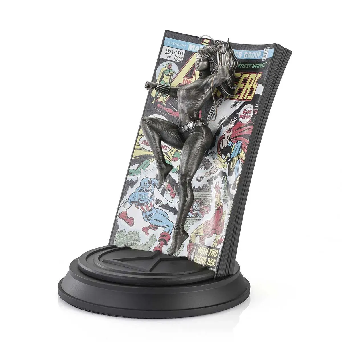 Black Widow Avengers Volume 1 #111 Metal Statue by Royal Selangor