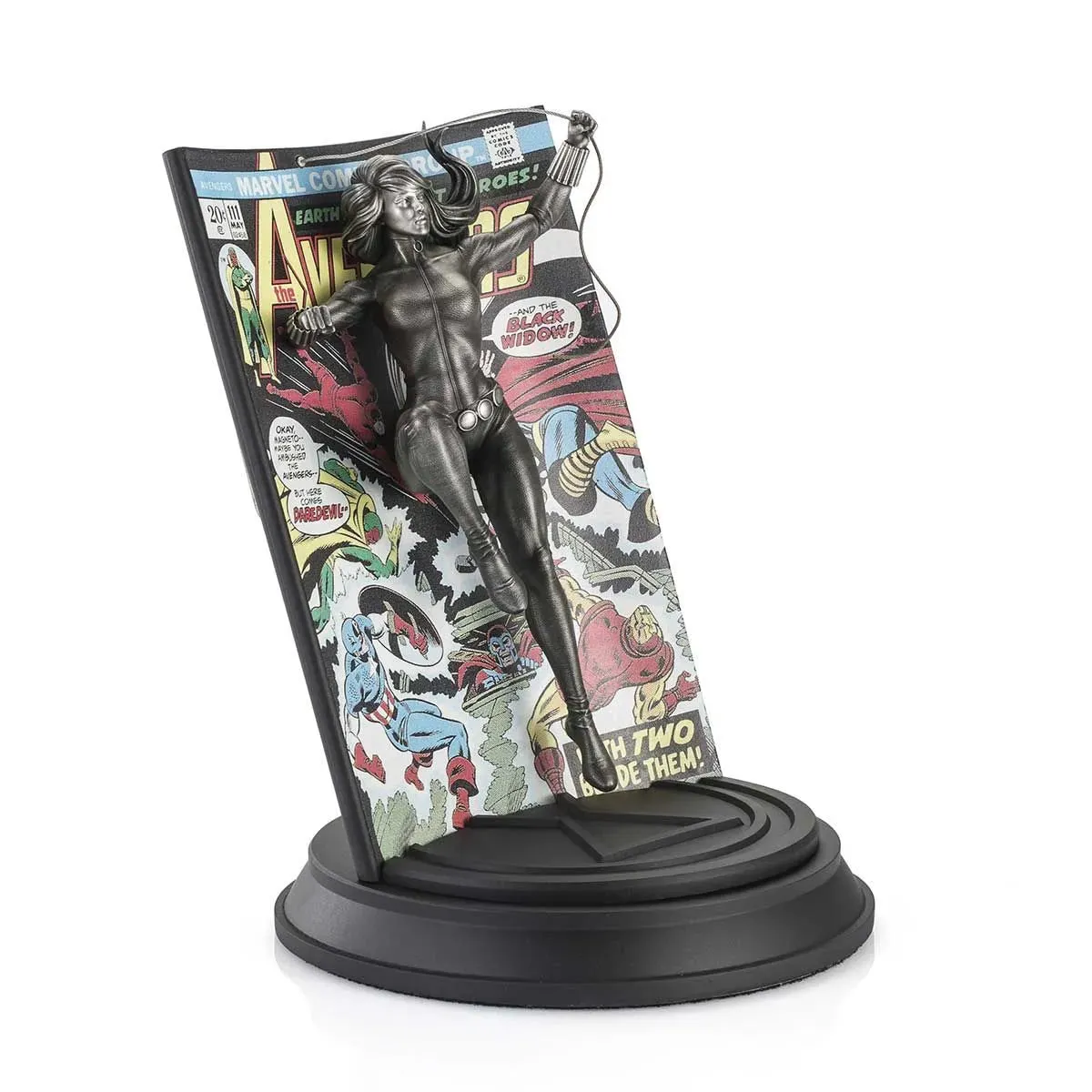 Black Widow Avengers Volume 1 #111 Metal Statue by Royal Selangor