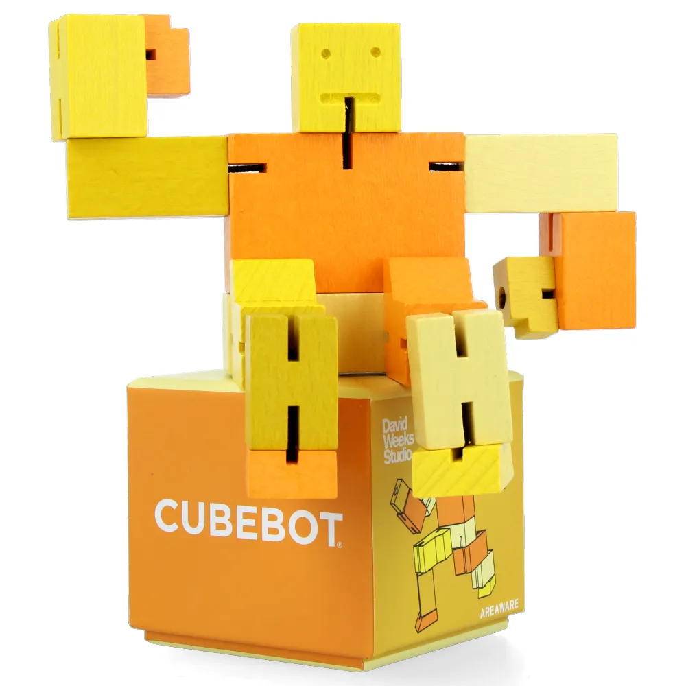 Cubebot - Small - Yellow Multi
