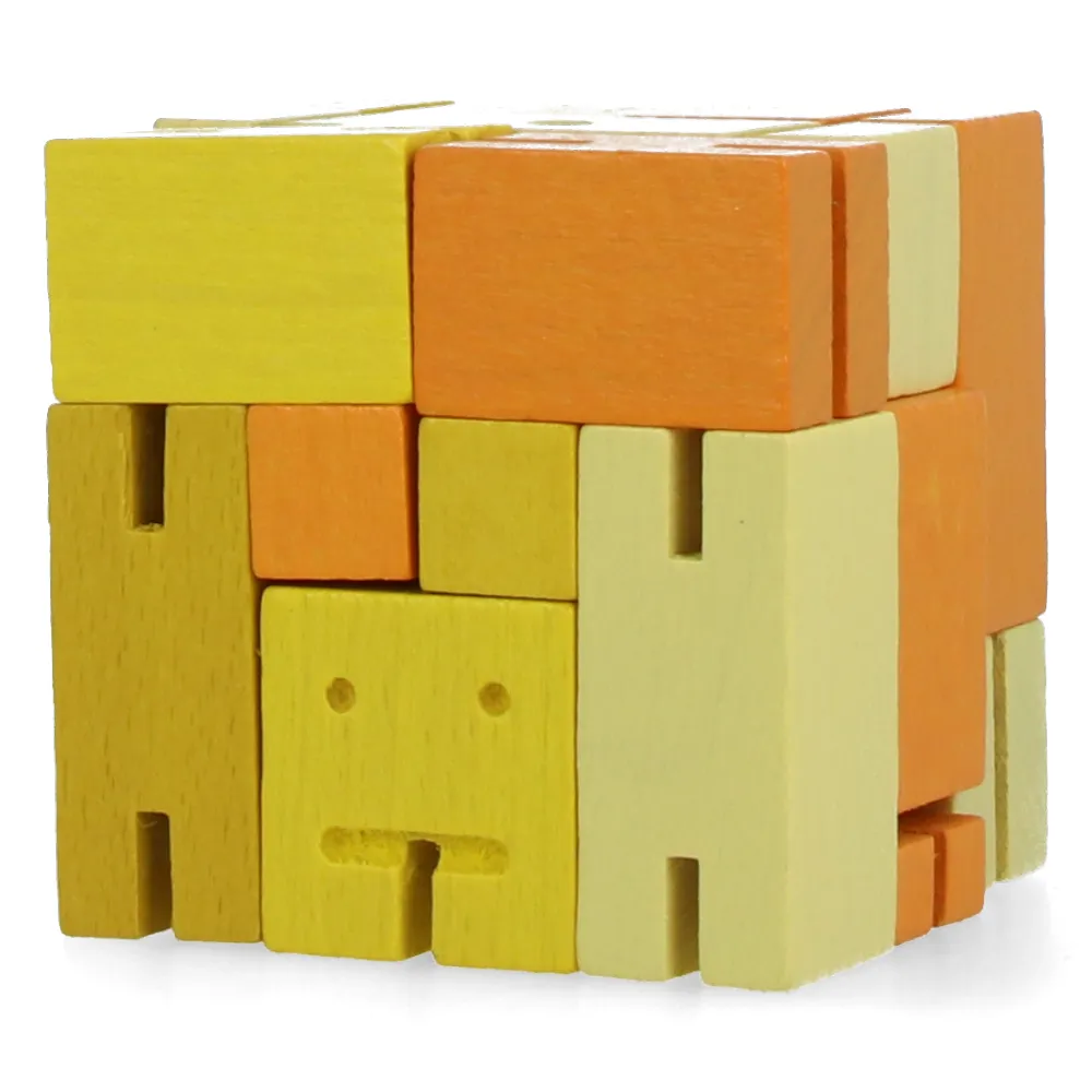 Cubebot - Small - Yellow Multi
