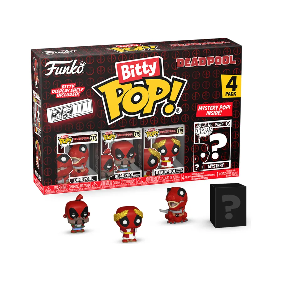 Deadpool - Dinopool Bitty Pop! 4 -Pack