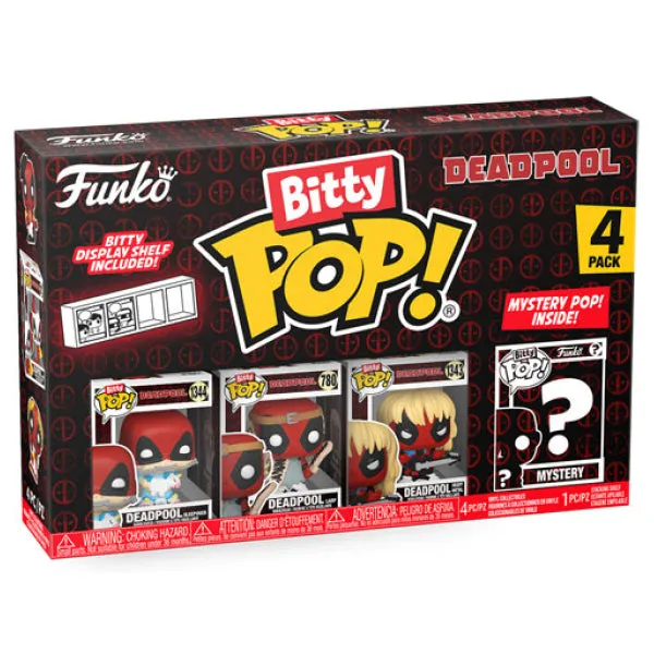 Deadpool - Sleepover Bitty Pop! Vinyl 4 Pack
