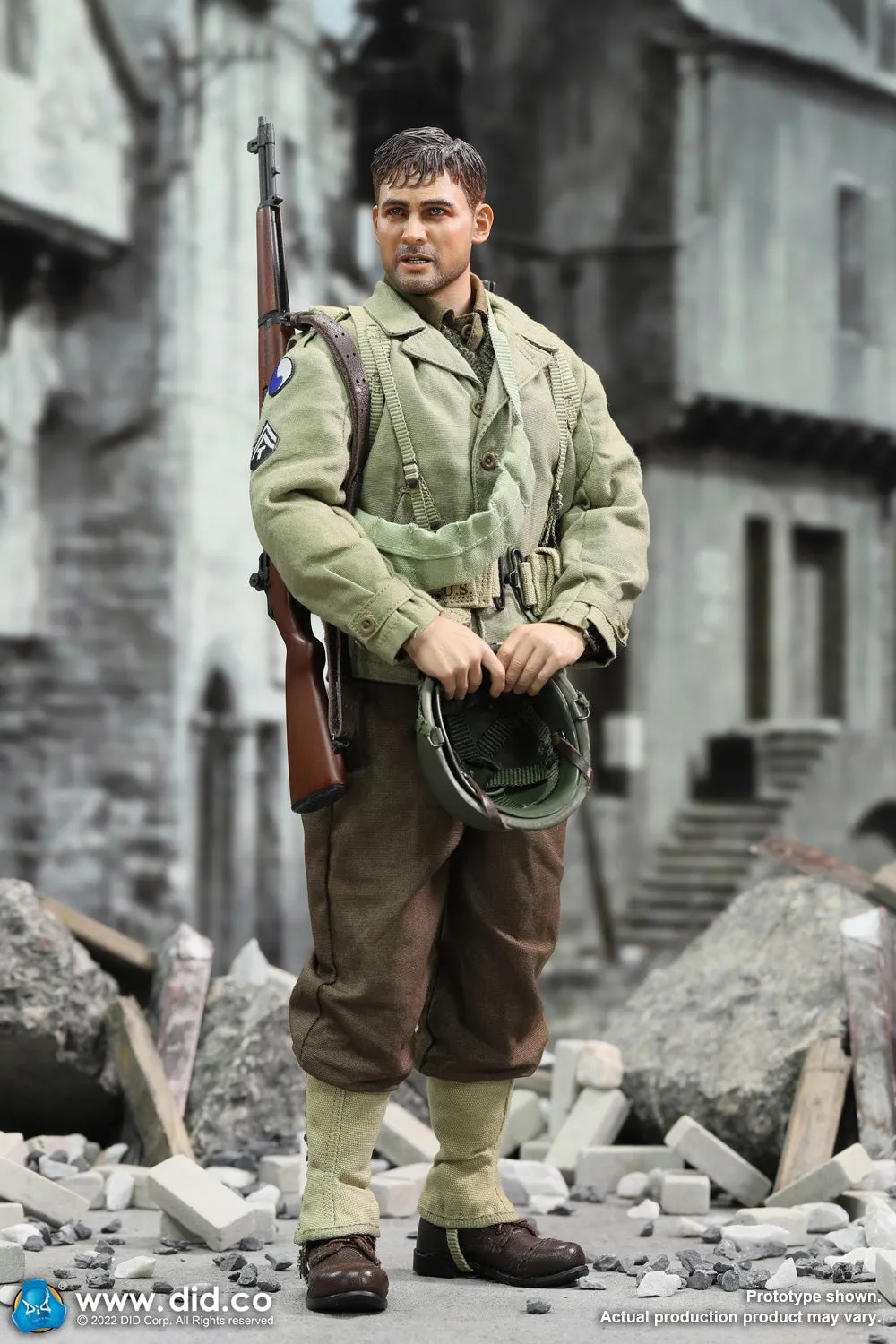 DID - 1/6 WWII US 29th Infantry Technician - Corporal Upham