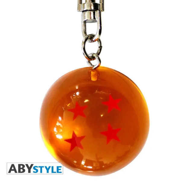 DRAGON BALL - Keychain 3D DBZ/ Dragon Ball 4-star 龍珠 鎖匙扣 吊飾 掛飾