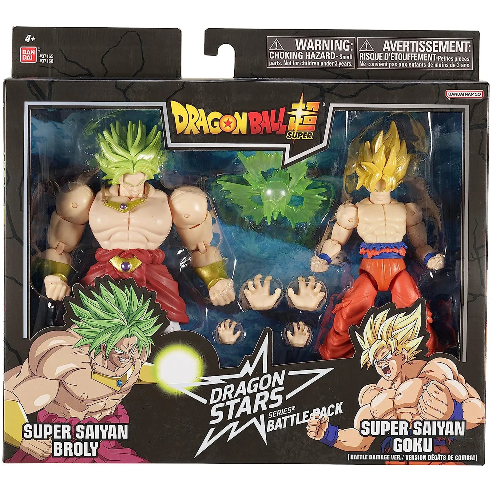Dragonball Super Dragon Stars SSJ Goku And SSJ Broly Figure Set