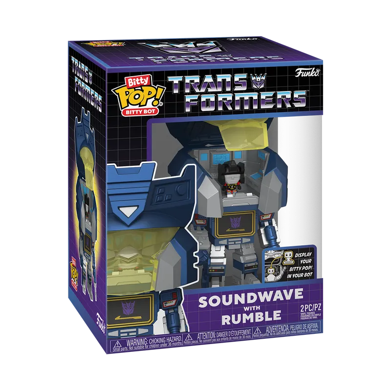 Funko Bitty Pop! Bitty Bot: Soundwave w/ Rumble