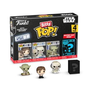 Funko Bitty Pop! Star Wars Empire Strikes Back Han Solo, Wampa, Dagobah Yoda with Mystery Pop!