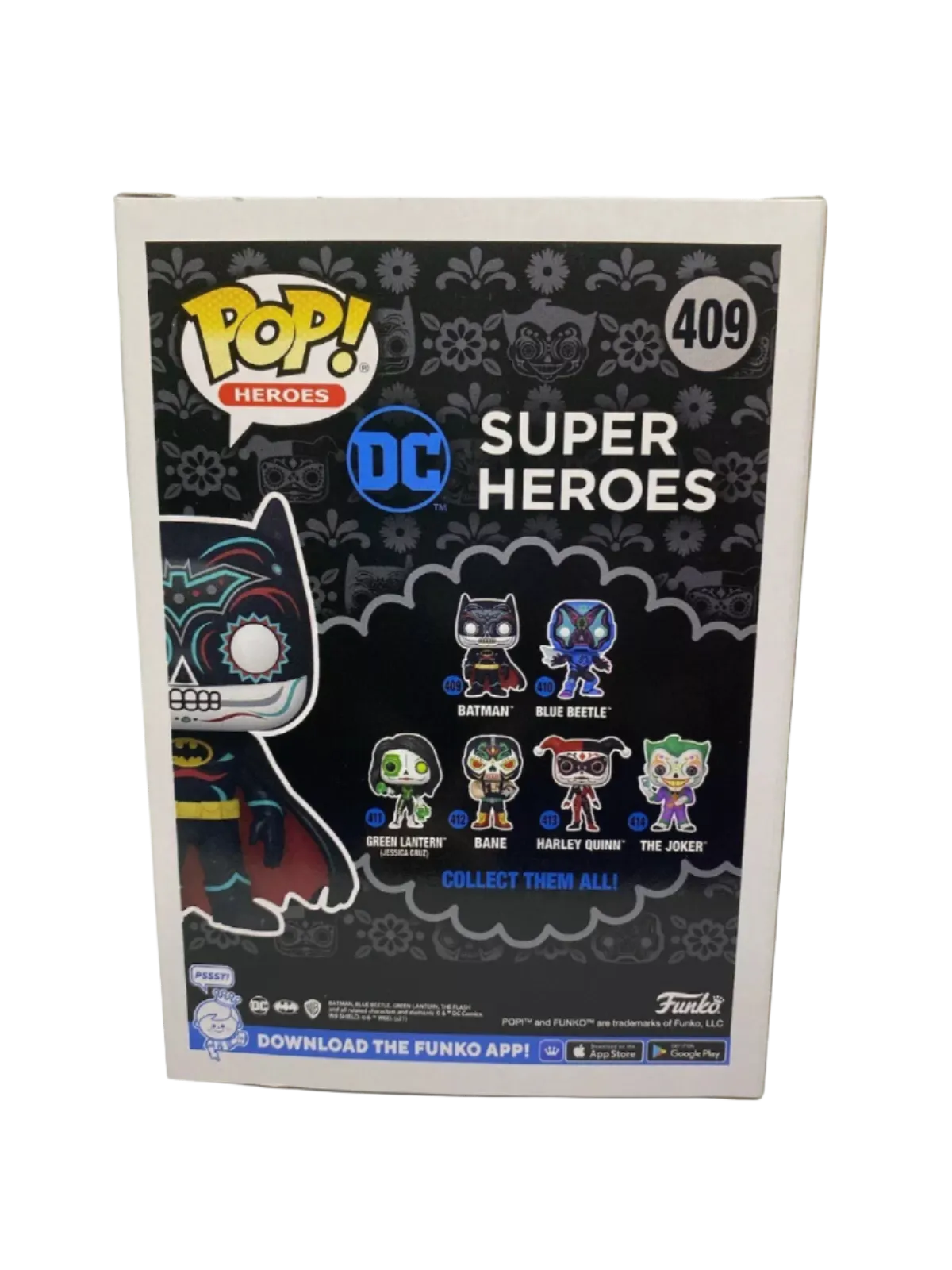 Funko POP! Heroes: Dia De Los DC - Batman - DC Comics - Collectable Vinyl Figure 409