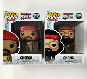 Funko Pop! Movies Cheech Marin & Tommy Chong #1558 & #1559 Set Of 2 Up In Smoke 2024