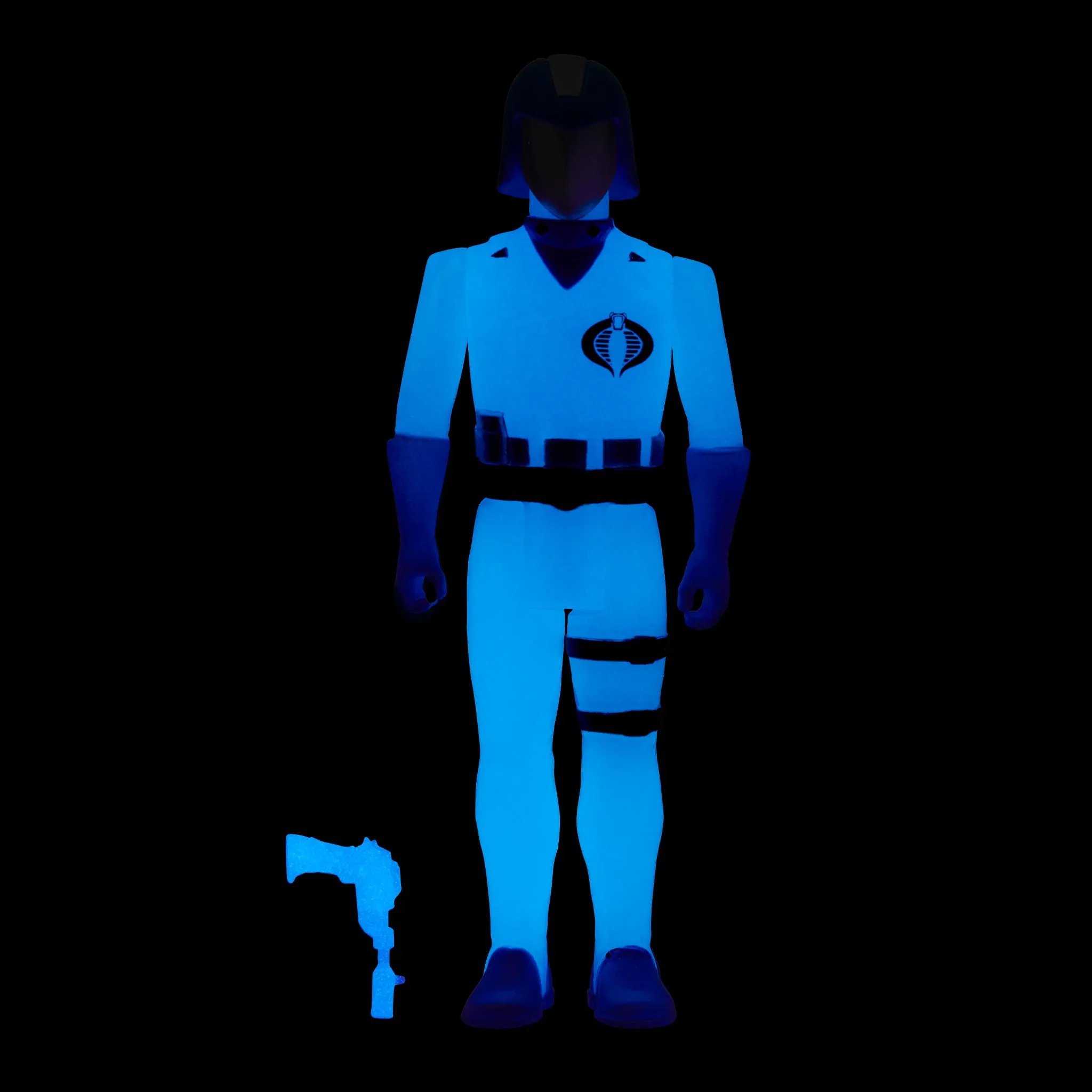G.I. Joe ReAction Figures Wave 1b - Cobra Commander (Glow Patrol)