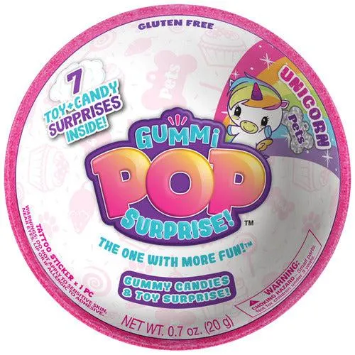 Gummi Pop Surprise Unicorn Pets