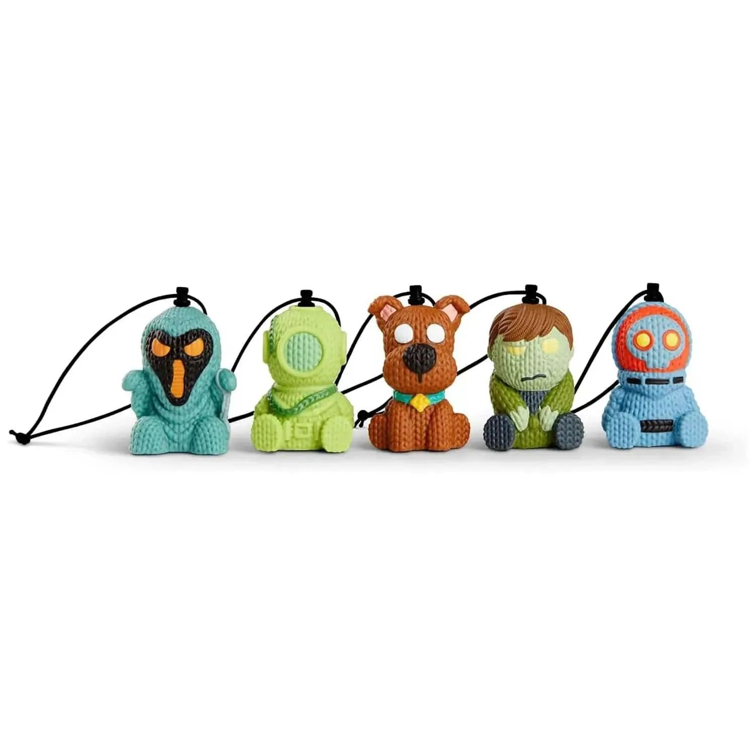 Handmade By Robots Scooby-Doo Micro Charms 5 Pack Knit Series 5cm
