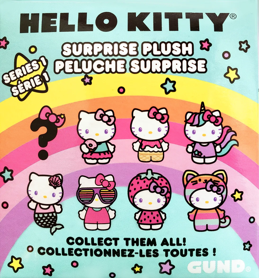 Hello Kitty: 3" Surprise Plush (1 Random Blind Box)