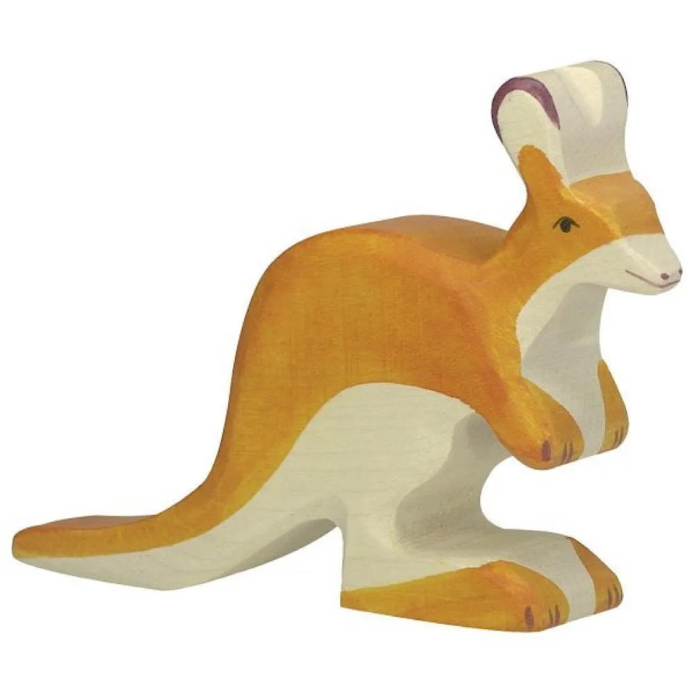 Holztiger Kangaroo Wooden Wildlife Australian Animals