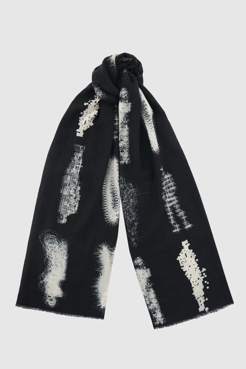 HUMANOID STARS ICON PURE WOOL SCARF