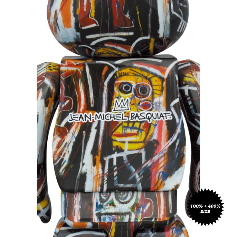 Jean-Michel Basquiat #11 100%   400% Bearbrick Set by Medicom Toy