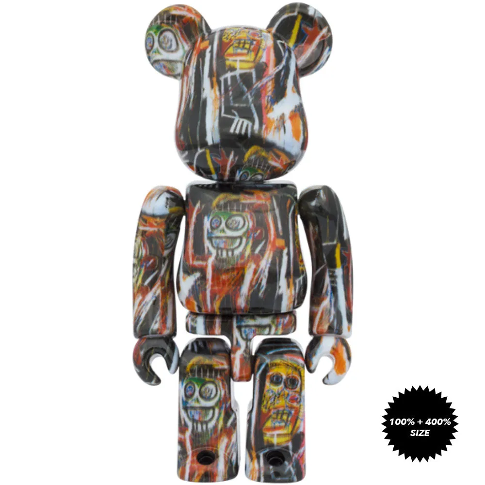 Jean-Michel Basquiat #11 100%   400% Bearbrick Set by Medicom Toy