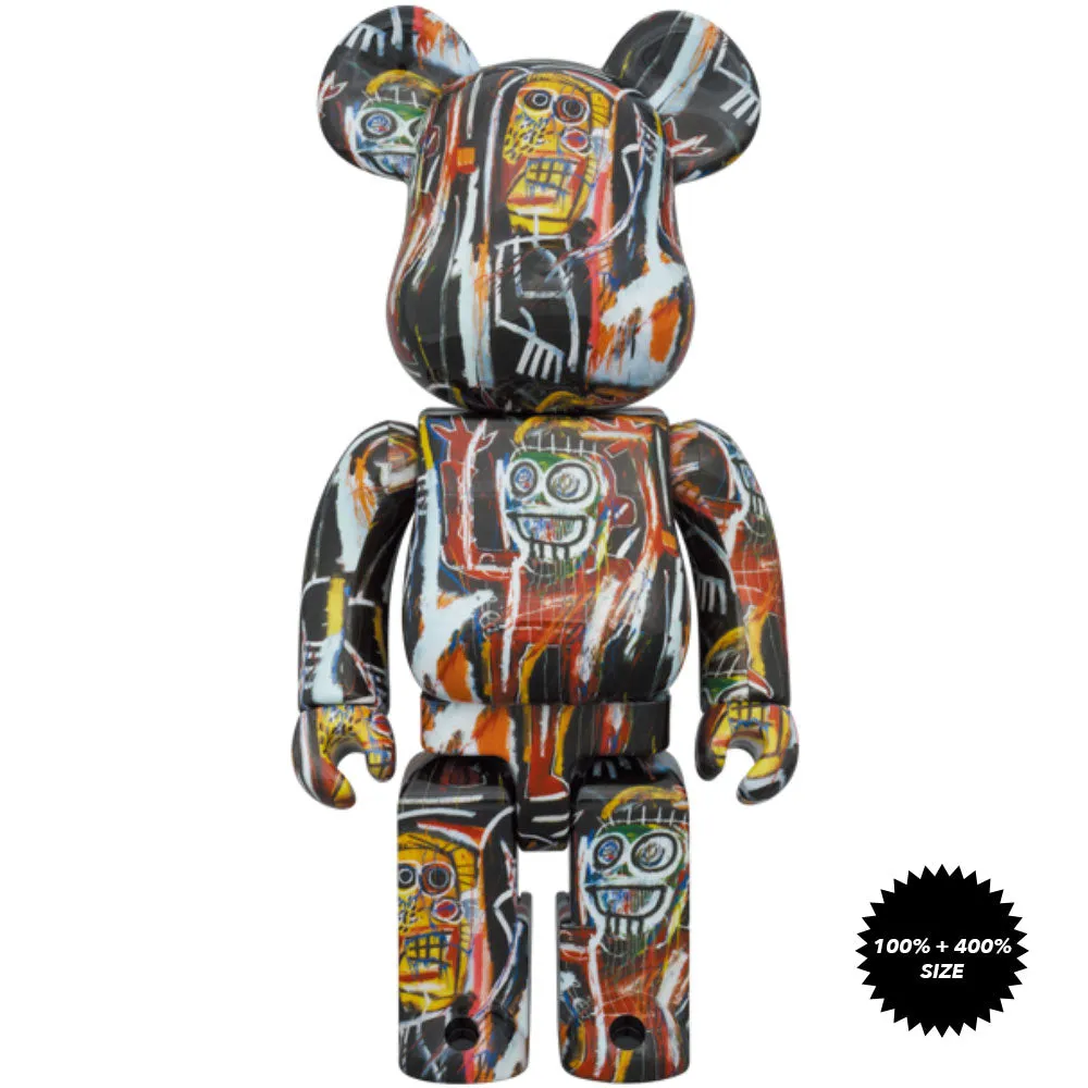 Jean-Michel Basquiat #11 100%   400% Bearbrick Set by Medicom Toy