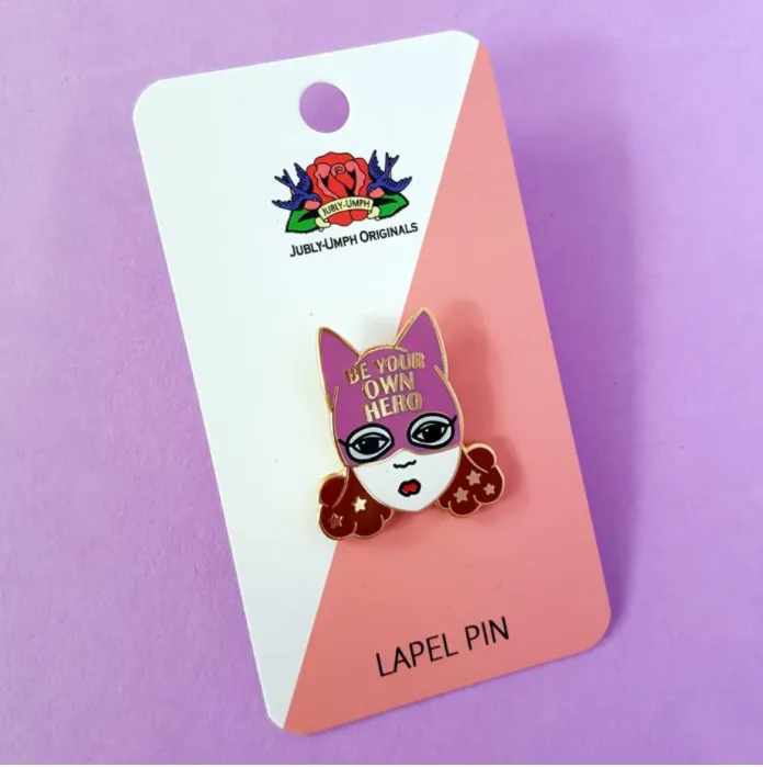 Jubly Umph Lapel Pin • Be Your Own Hero
