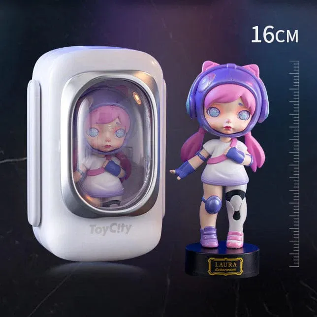 Laura Cyberpunk Space Capsule 150% Series 1 Blind Box For Age 15 