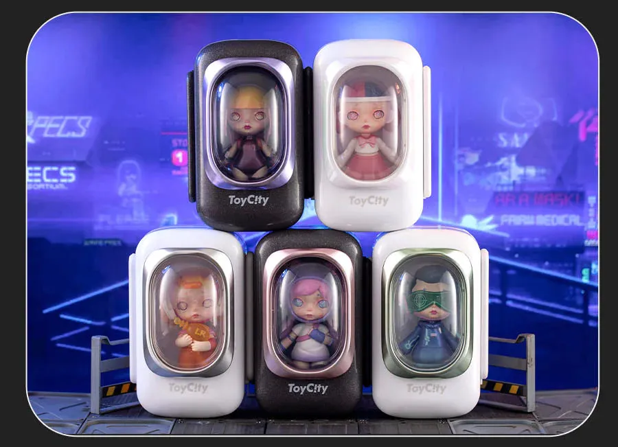 Laura Cyberpunk Space Capsule 150% Series 1 Blind Box For Age 15 
