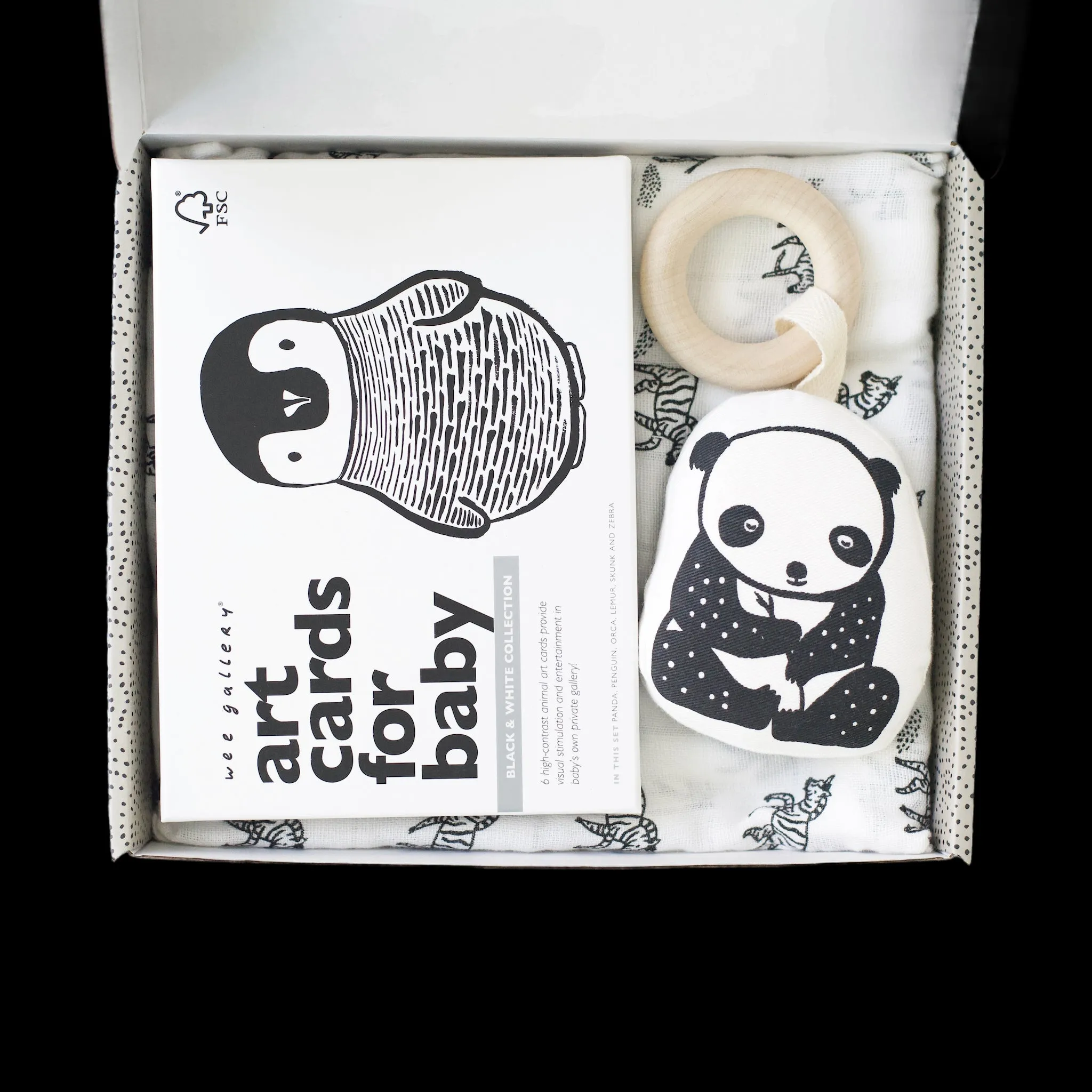 Little Naturalist Gift Set - Black   White