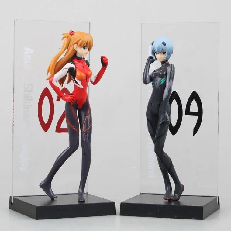 Neon Genesis Evangelion Ayanami Rei & Asuka Action Figure Set