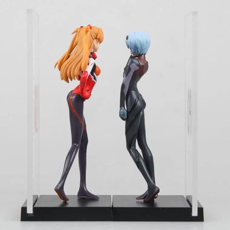 Neon Genesis Evangelion Ayanami Rei & Asuka Action Figure Set