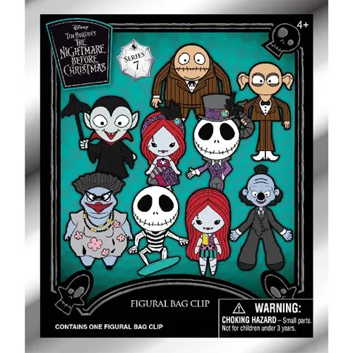 Nightmare Before Christmas 3D Foam Bag Clip Series 7