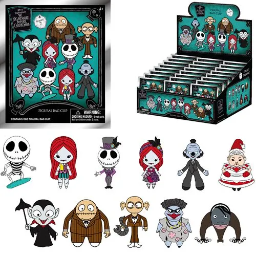 Nightmare Before Christmas 3D Foam Bag Clip Series 7