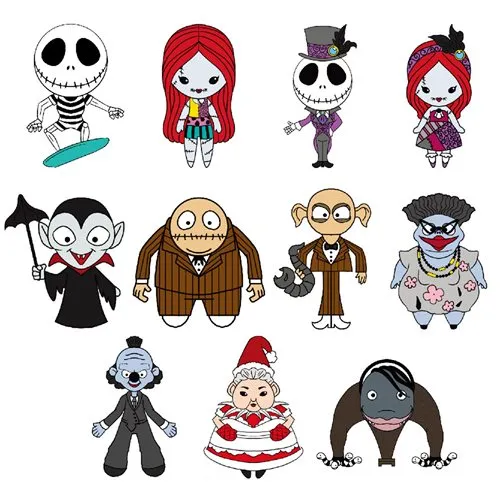 Nightmare Before Christmas 3D Foam Bag Clip Series 7