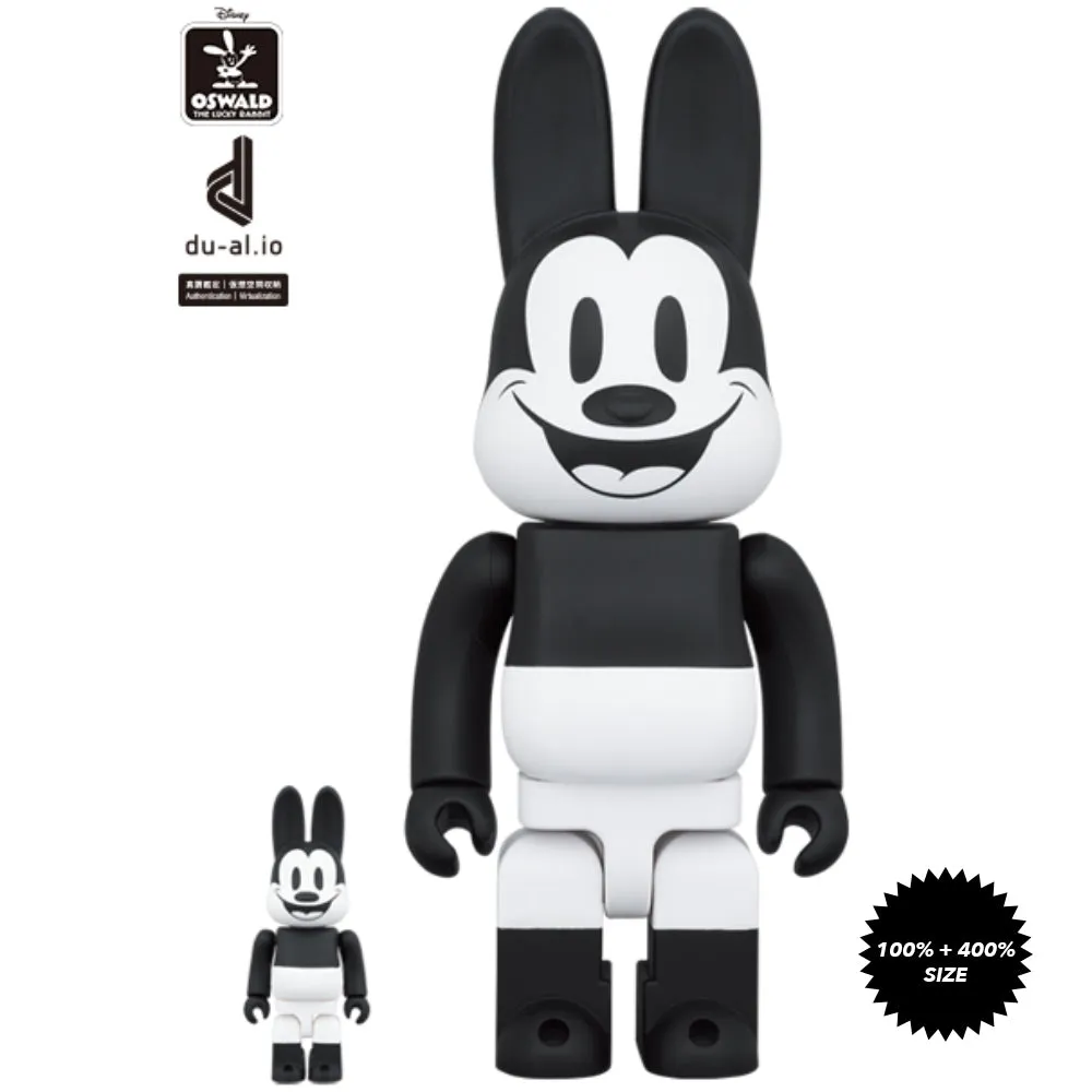 Oswald the Lucky Rabbit 100%   400% Rabbrick Set by Medicom Toy