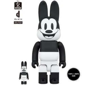 Oswald the Lucky Rabbit 100%   400% Rabbrick Set by Medicom Toy