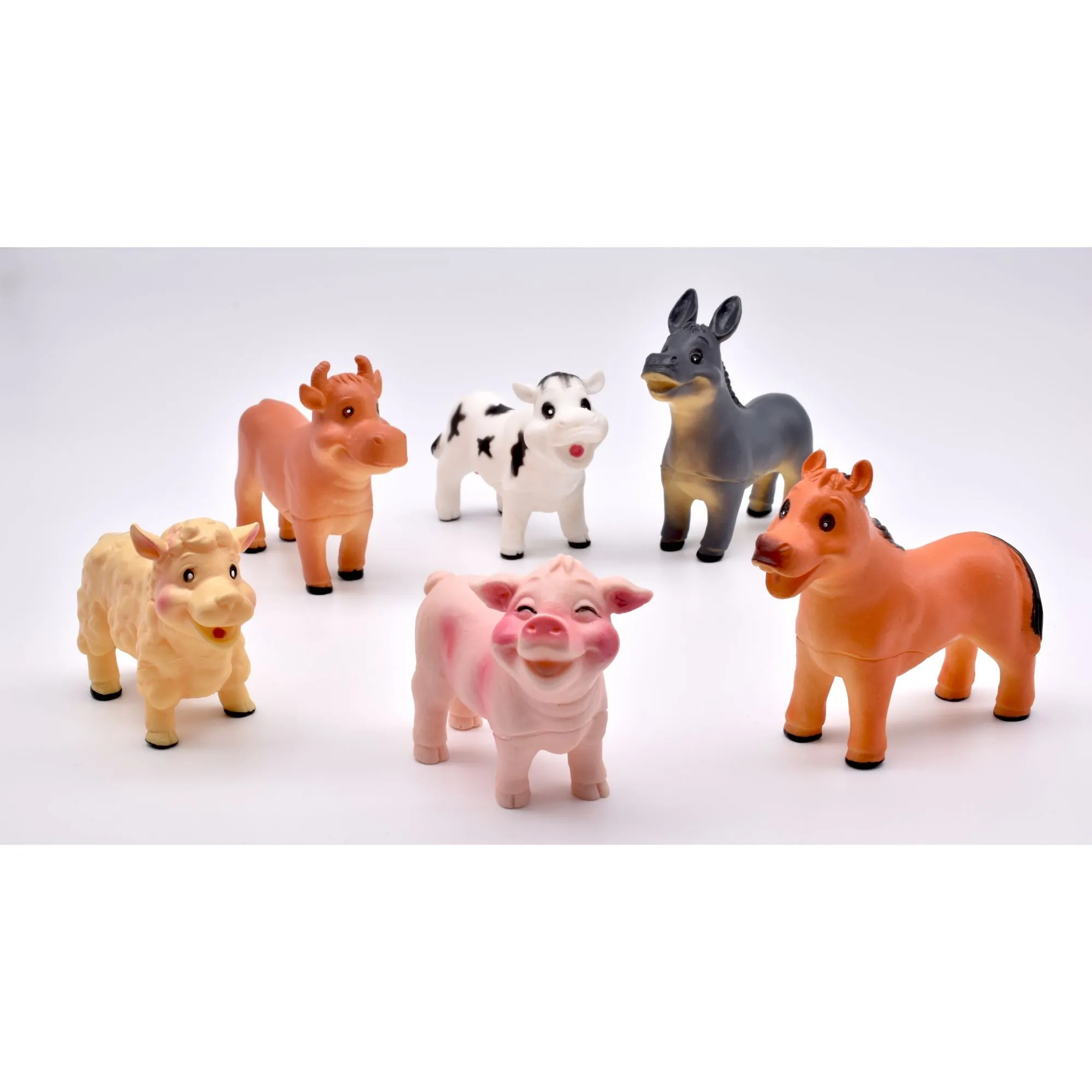 Peterkin Baby Farm Animal 6 Piece Set