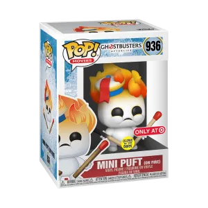 Pop Movies: Ghostbusters Afterlife- Mini Puft on Fire (GITD Target Exclusive)