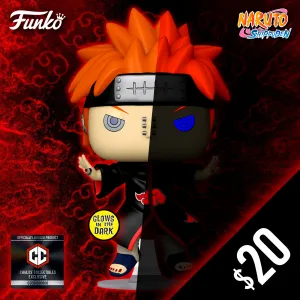 Pre-order: Funko Pop! Chalice Collectibles Exclusive: Naruto - Pain (Almighty Push) (GITD) #944 (March 2023)