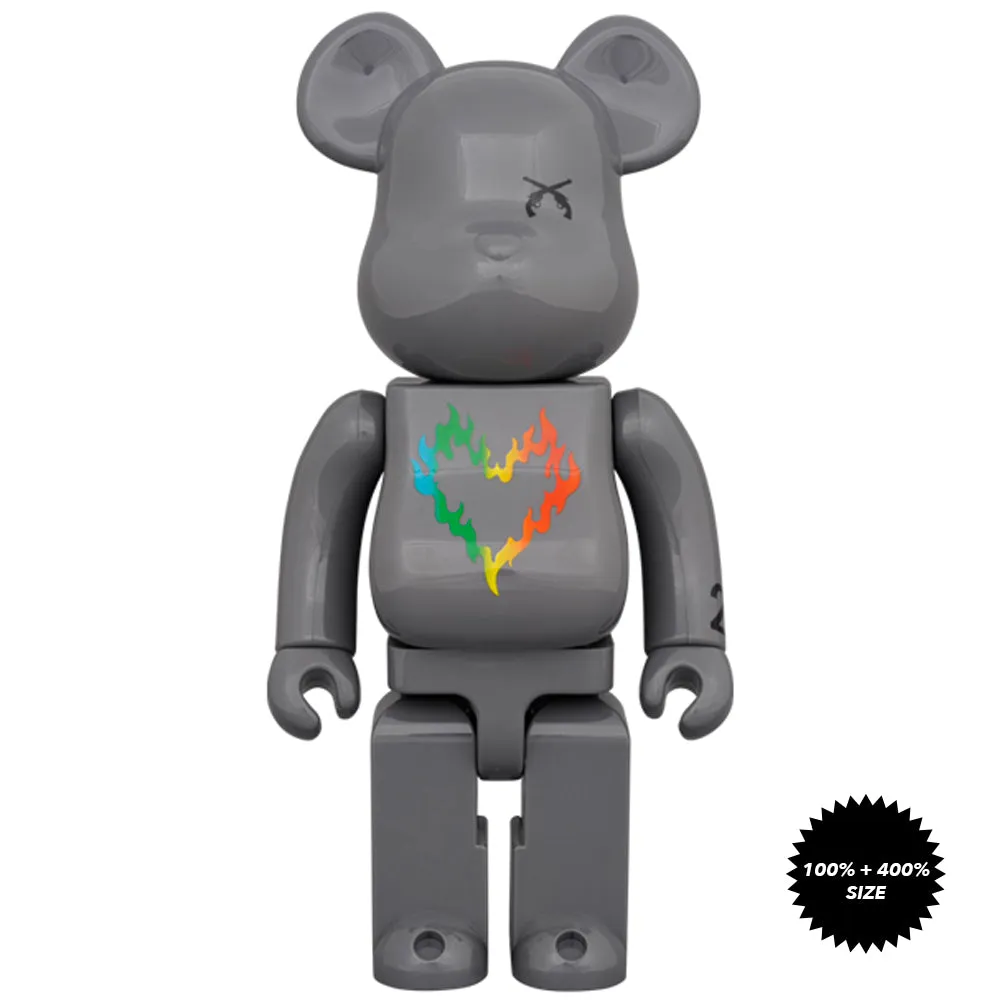 roarguns 20th Anniversary 100%   400% Bearbrick Set by Medicom Toy