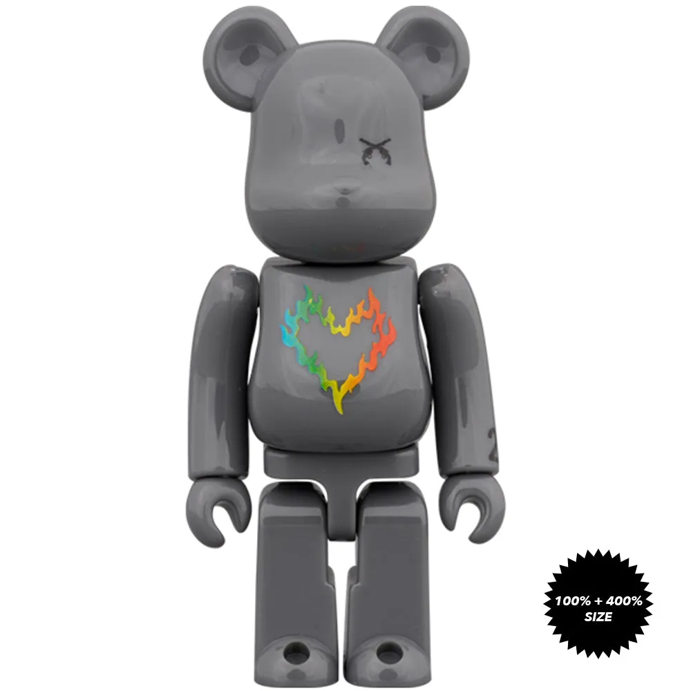 roarguns 20th Anniversary 100%   400% Bearbrick Set by Medicom Toy