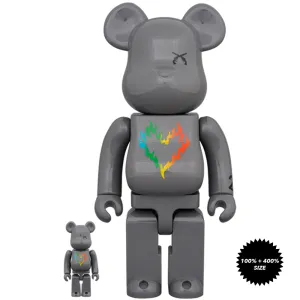 roarguns 20th Anniversary 100%   400% Bearbrick Set by Medicom Toy