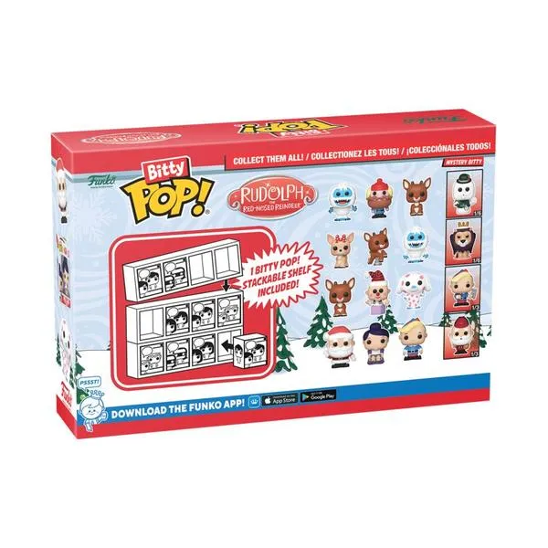 Rudolph- Santa Bitty Pop! 4PK