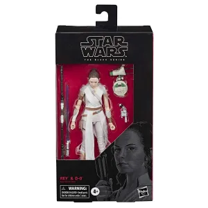 Star Wars The Black Series Rey & D-O Toy 6" Scale Collectible Action Figure, Kids Ages 4 & Up