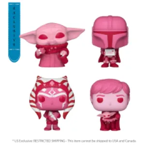 Star Wars: Valentines 2024 - Pink US Exclusive Pocket Pop! 4-Pack Heart Box