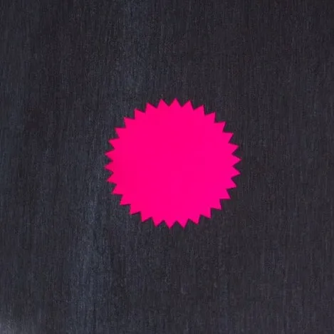 starburst sticker labels