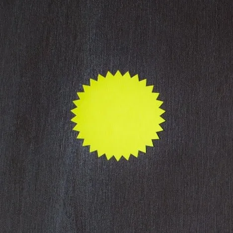 starburst sticker labels