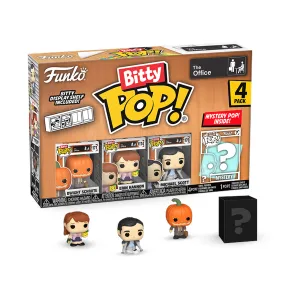 The Office - Dwight w/Pumpkinhead Bitty Pop! 4PK RS